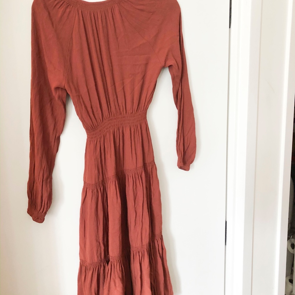 Urban Outfitters  Peasant Tiered Smocked Dress XS - Picture 5 of 7